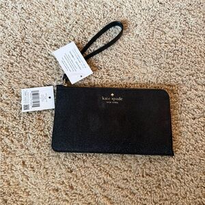 Kate Spade Black Wristlet Pouch